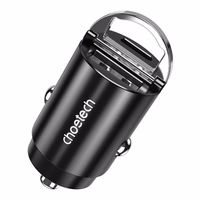 Car Laadija Choetech TC0006 1x USB-A, 1x USB-C 30W PD 3.0 (must)
