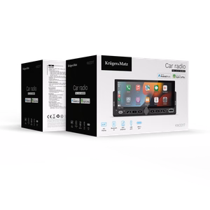 Krüger&Matz KM2017 – 1-DIN autoraadio CarPlay ja Android Autoga