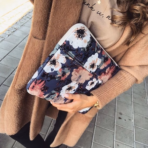 Canvaslife Briefcase 15-16'' Laptop Kott - tumesinine sinine ja valge