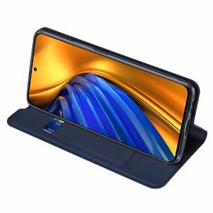Dux Ducis Skin Pro Holster Cover Flip Cover Xiaomi Poco F4 5G sinine