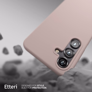 Etteri Silikoon Mag ümbris for Samsung Galaxy S25 heleroosa