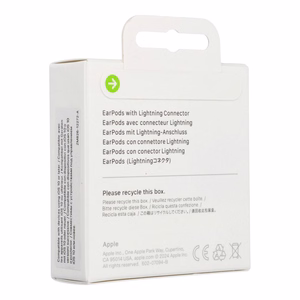 Apple A1748 EarPods MWTY3ZM/A Lightning blister valge