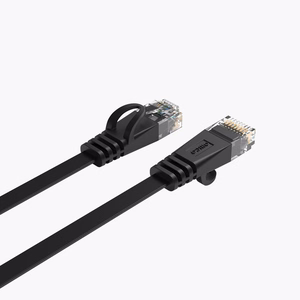 Orico PUG-C7B CAT7 10Gbps RJ45 Etherneti võrgukaabel interneti LAN lapik 8m - must