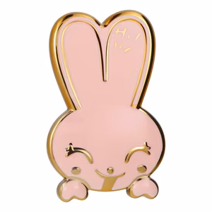 Phone stand RABBIT - stick-on - roosa