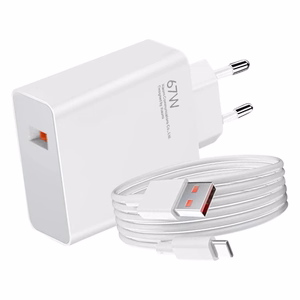 Laadija Xiaomi HyperCharge Combo 67W USB-A valge BHR9465EU