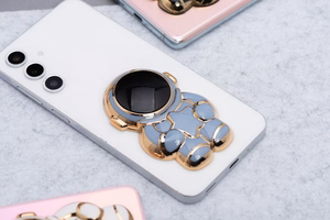 Phone stand ASTRONAUT - stick-on - sinine