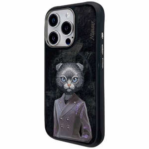 Nimmy Magnetic fashion cute pet MagSafe ümbris jaoks iPhone 16 Pro Max - must