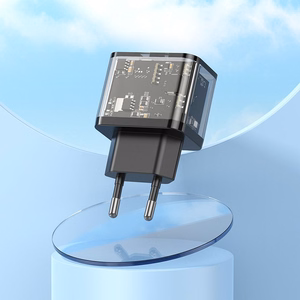 Зарядное устройство для телефона Hoco USB A + USB C QC3.0 PD 3A 20W N34 прозрачное