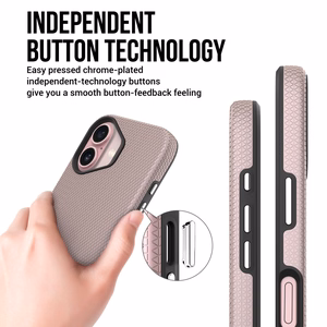 Perfectionists Triangle Mag Ümbris iPhone 15 roosa kuldne