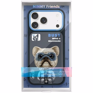 Nimmy Cool&Cute 2.0 nag ümbris jaoks iPhone 17 Pro - must