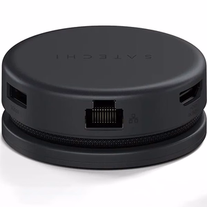 Adapter HUB 7in1 USB C Satechi Multiport ST-POTG7C kesköö must