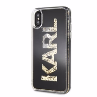 Karl Lagerfeld Karl Logo Glitter iPhone X/Xs ümbris - must