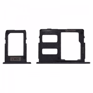 SIM-kaardi hoidja Samsung J530 2017 J5 jaoks, SIM + MicroSD, must