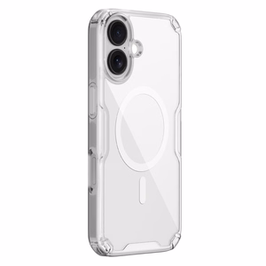 Nillkin Nature TPU Pro Magnetic Ümbris Compatible with MagSafe jaoks iPhone 17 - Läbipaistev
