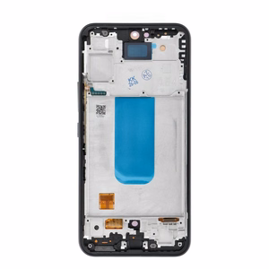 REWA OLED LCD-ekraan raamiga SAMSUNG A54 5G jaoks, must