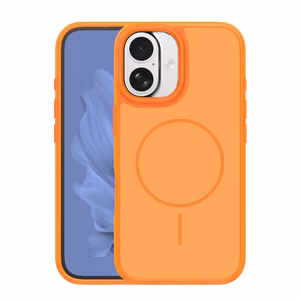 Frame Thin Mag ümbris for iPhone 16 6,1" oranž