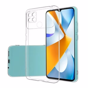 Ümbris Xiaomi Poco C40 jaoks, Ultra Slim 0,5 mm tagakaas, läbipaistev