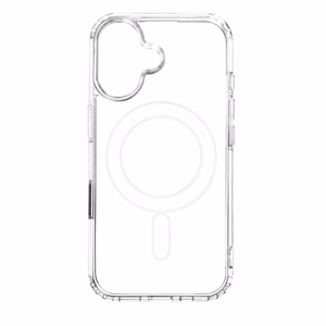Anti Shock 1,5 mm Mag Чехол для iPhone 16 Pro 6,3" прозрачный с большим отверстием и кнопкой