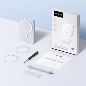 Ugreen M.2 NVMe SSD magnetiline ümbris - valge