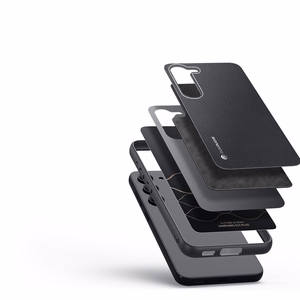 Dux Ducis Fino чехол Samsung Galaxy S23+ с силиконовой рамкой чёрный