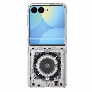 Spigen Ultra Hybrid Pro MagSafe ümbris mudelile Samsung Galaxy Z Flip 8 Neo One, hall ja must
