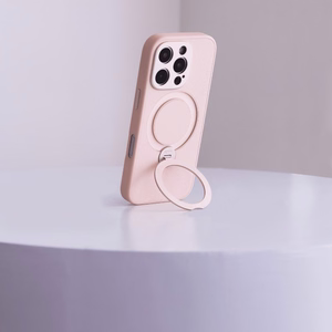 Moshi Kameleon MagSafe ümbris seadmele iPhone 16 Pro Max, tugijala funktsiooniga, Shell Pink värvitoonis