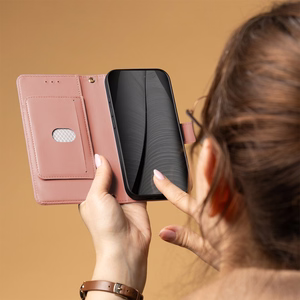 TFO Smart Triangle kaanega ümbris Xiaomi Redmi A7 Pro telefonile – roosa