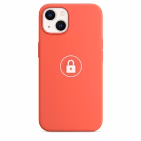 Phone Ümbris "Silicone Ümbris v2" jaoks iPhone 13 / Nectarine / in package