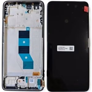 LCD ekraan Xiaomi Poco M7 Pro 5G puuteekraaniga koos raamiga must originaal (service pack)