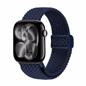 Crong Wave Band punutud Apple Watch rihm, 38/40/41/42 mm, tumesinine