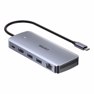UNITEK aktiivne USB-C jaotur 10Gbps, M.2, HDMI, PD 100W