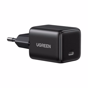 UGREEN X512 20W GaN 1× USB-C võrgulaadija, must