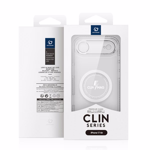 Чехол Dux Ducis Clin Mag совместимый с MagSafe для iPhone 17 Air прозрачный
