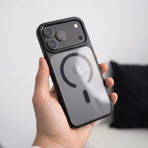 Tech-Protect Magmat MagSafe CC ümbris mudelile iPhone 17 Pro Max / 18 Pro Max – läbipaistev must