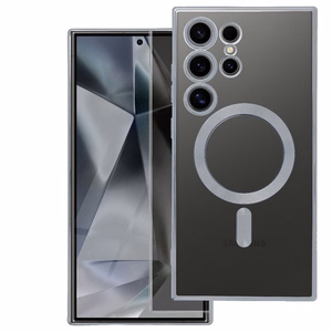 ELECTRO MAG COVER ümbris ühildub MagSafe jaoks SAMSUNG A37 hõbedane