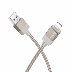 Кабель USB A to Lightning Hoco 2,4A 1 м X110 золотой