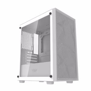 Darkflash M305 Mesh arvutikorpus ilma ventilaatoriteta (valge)