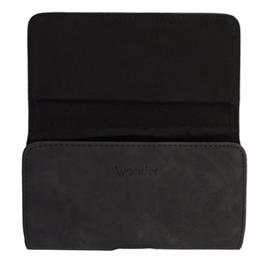 Wonder MAX Belt Holster (SIZE XL) jaoks Iphone 17 Pro Max/16 Pro Max/Samsung A55 5G/A53/S25 Plus/S23 FE must (167x83 mm)