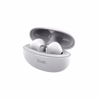 Trust Yavi - juhtmevaba Earbuds Bluetooth TWS with Charging ümbris & ENC (valge)