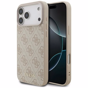 GUESS ümbris jaoks IPHONE 17 Pro Max GUHCP17XG4GFPI (PU 4G Classic) roosa