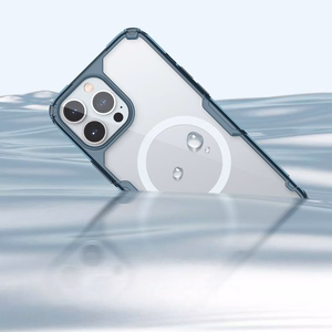 Nillkin Nature Pro Magnetic armored ümbris with MagSafe jaoks iPhone 15 Pro - valge