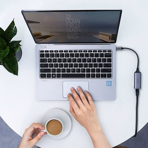 Ugreen väline võrguadapter RJ45 - USB Type C (1000 Mbps / 1 Gbps) Gigabit Ethernet hall (CM199)