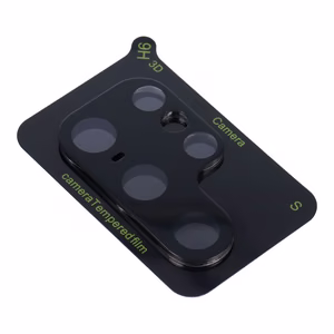 5D Full Glue Camera Karastatud klaas - jaoks Samsung Galaxy S23 Ultra must