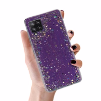 Brilliant Läbipaistev Ümbris jaoks Samsung Galaxy A42 5G Lilla