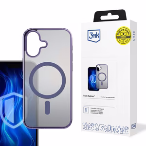 3mk Frosty MagCase lilla Ümbris jaoks Apple iPhone 16 Plus - lilla