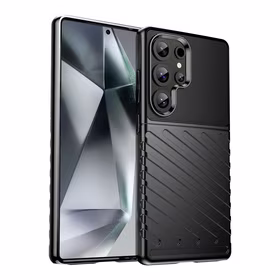 Thunder Ümbris Samsung Galaxy S25 Ultra Silicone Armored Ümbris - must