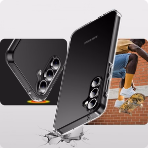 Чехол JM ANTI-BACTERIA TPU для Galaxy A55 5G, прозрачный