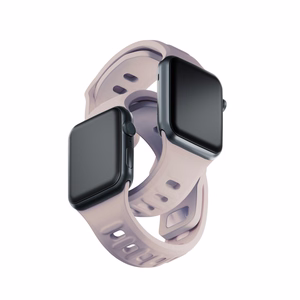 3mk silikoonrihm Apple Watchile, 38/40/41/42 mm, Latte, väike suurus