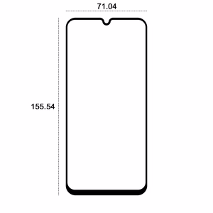 Etteri karastatud klaas 9D Samsung Galaxy A25 5G jaoks (globaalne)