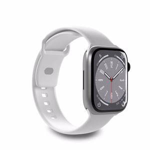 Силиконовый ремешок Puro Icon для Apple Watch 38 / 40 / 41 мм - белый (2 шт.)